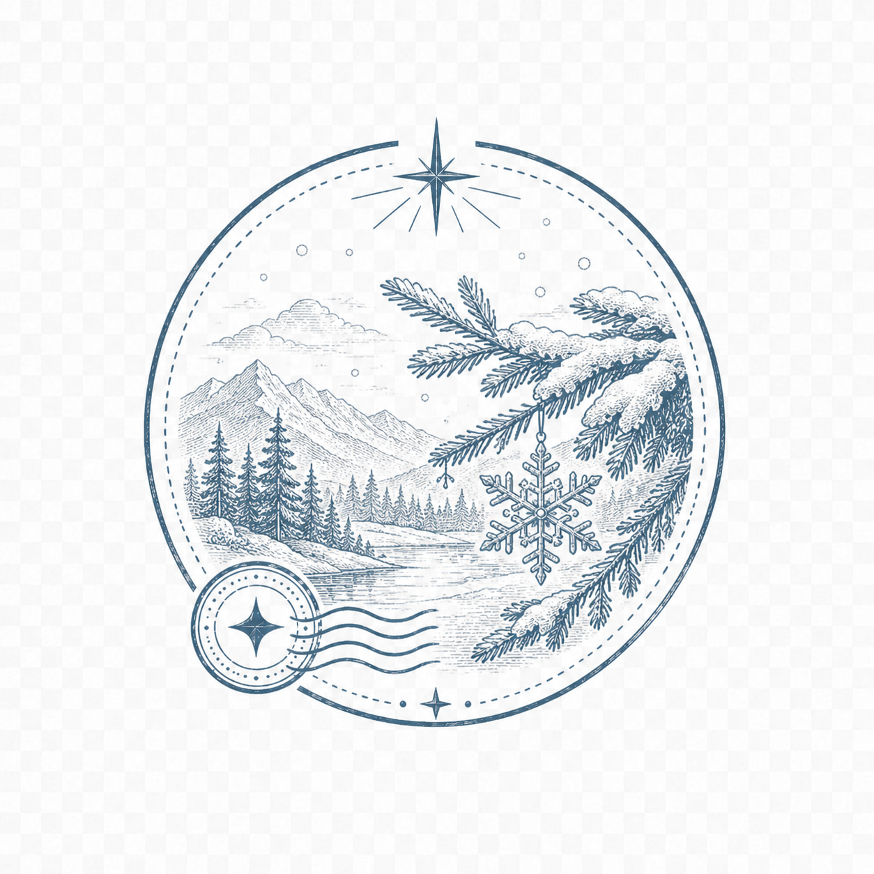冬日雪景